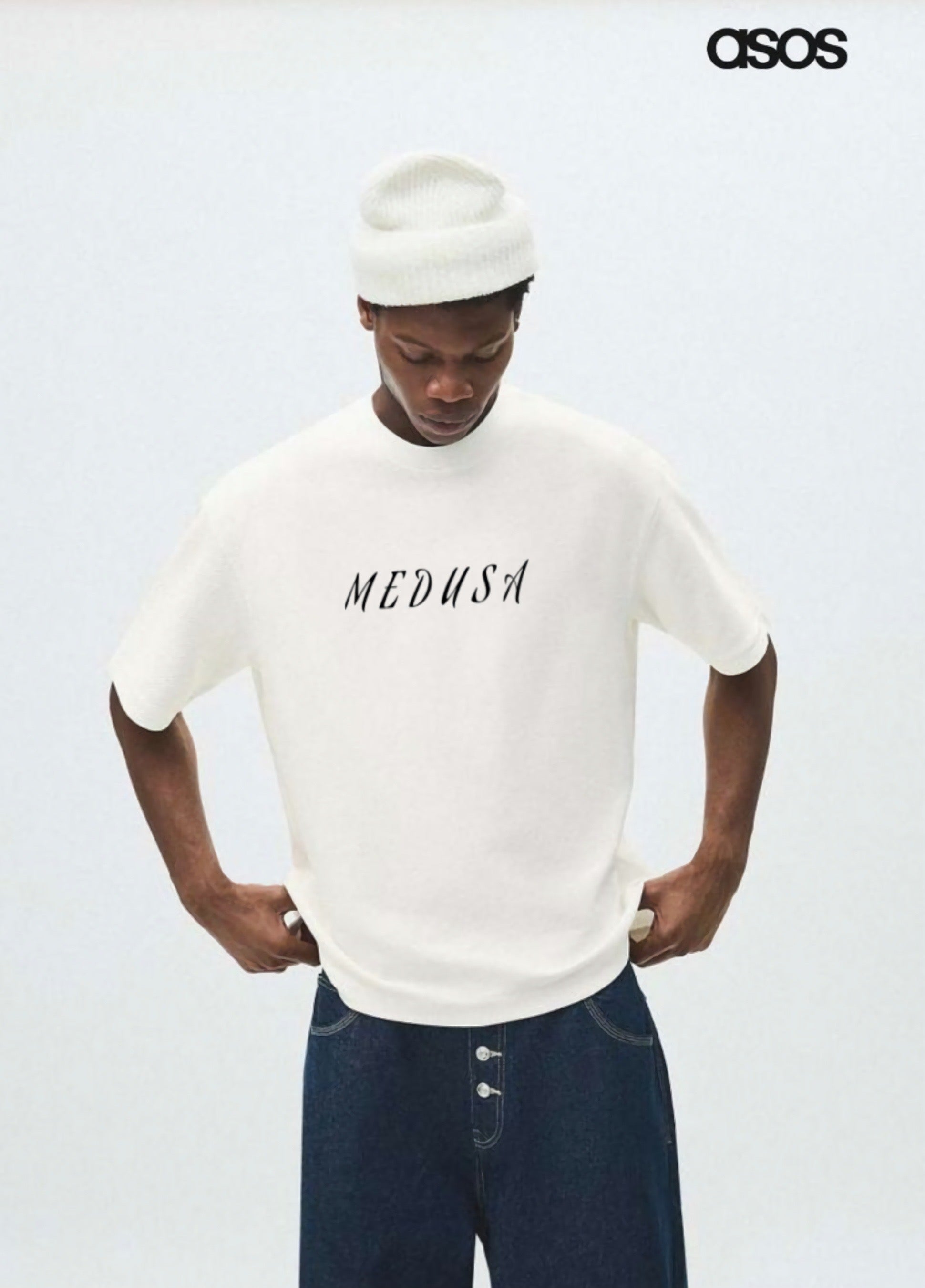 Midnight Muse Oversized Graphic T-Shirt for Men | Artistic Back Print Tee