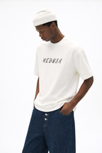 Midnight Muse Oversized Graphic T-Shirt for Men | Artistic Back Print Tee