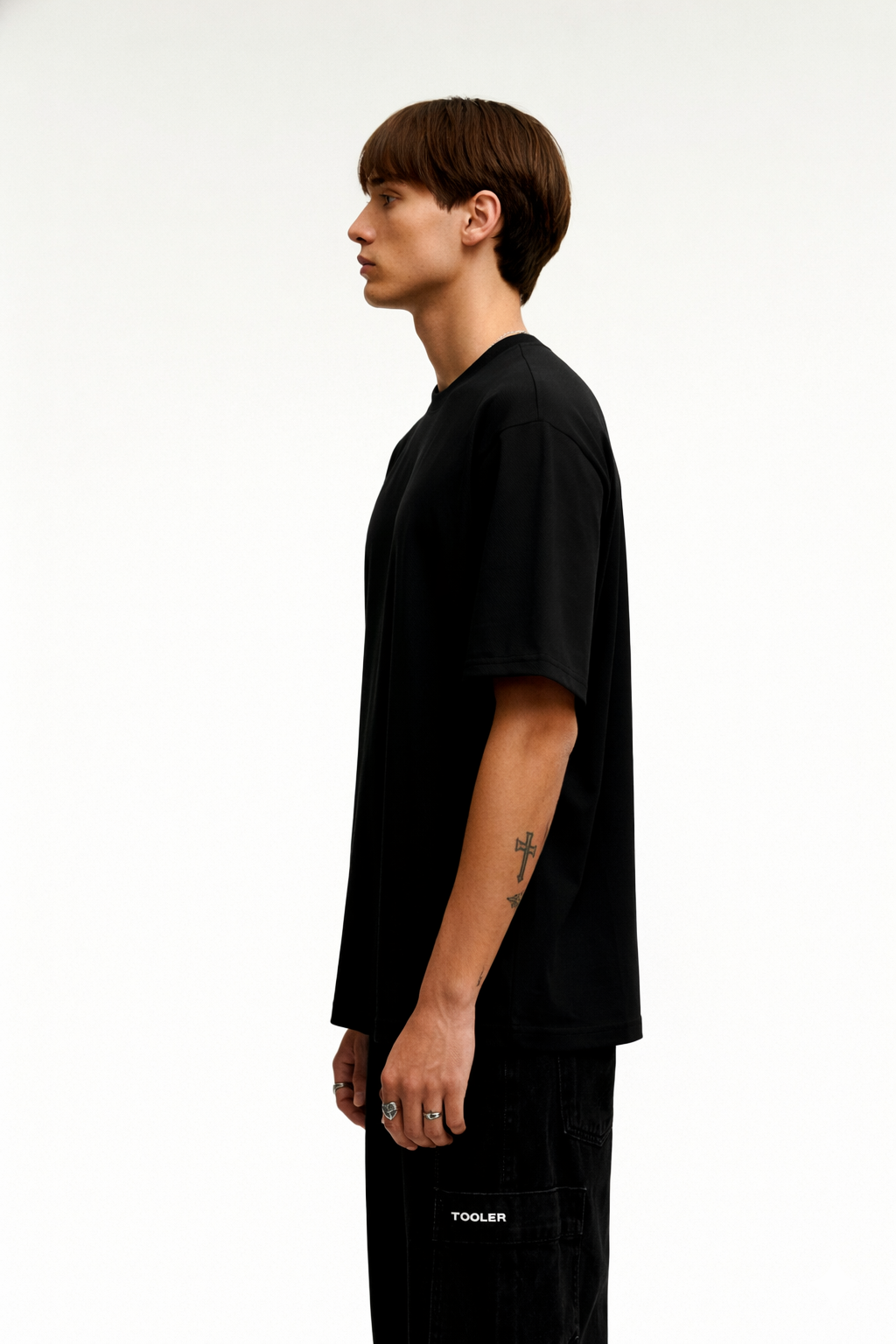 STFU Graphic Oversized T-Shirt for Men | Streetwear Back Print Tee