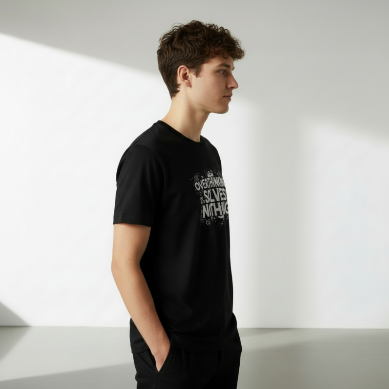 Overthinking Solves Nothing Oversized T-Shirt | VRAXEN®