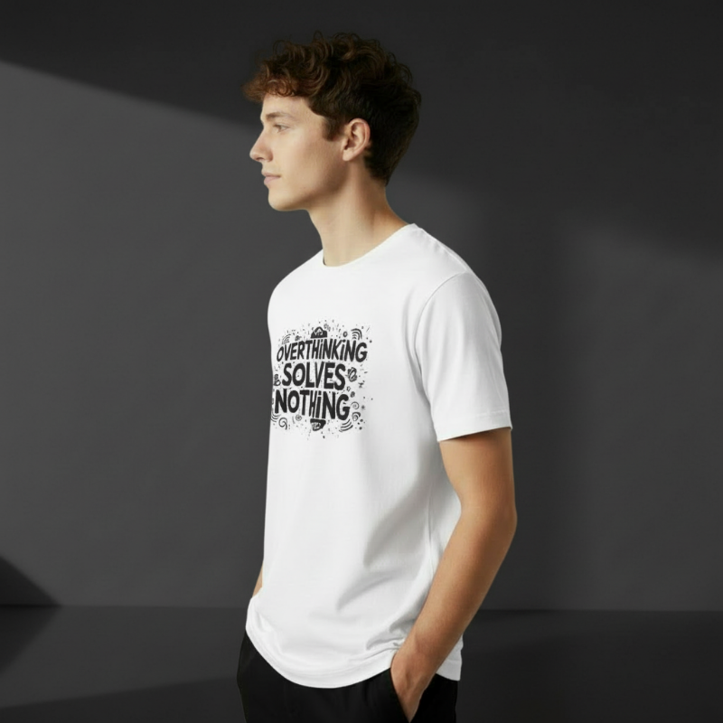 Overthinking Solves Nothing Oversized T-Shirt | VRAXEN®