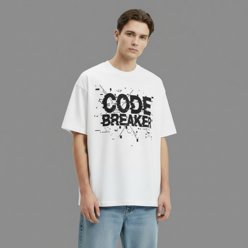 CODE BREAKER Oversized T-Shirt | VRAXEN® Streetwear